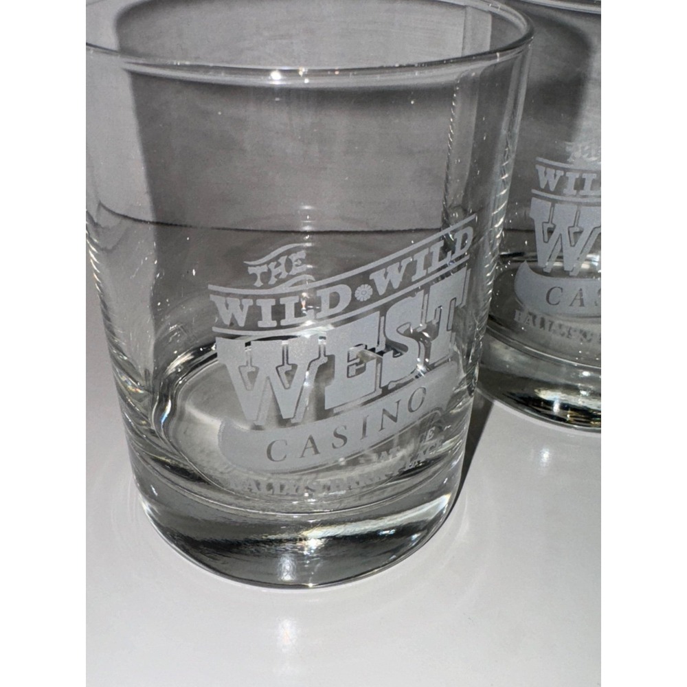 Set‎ of 4 Ballys Wild Wild West Glasses